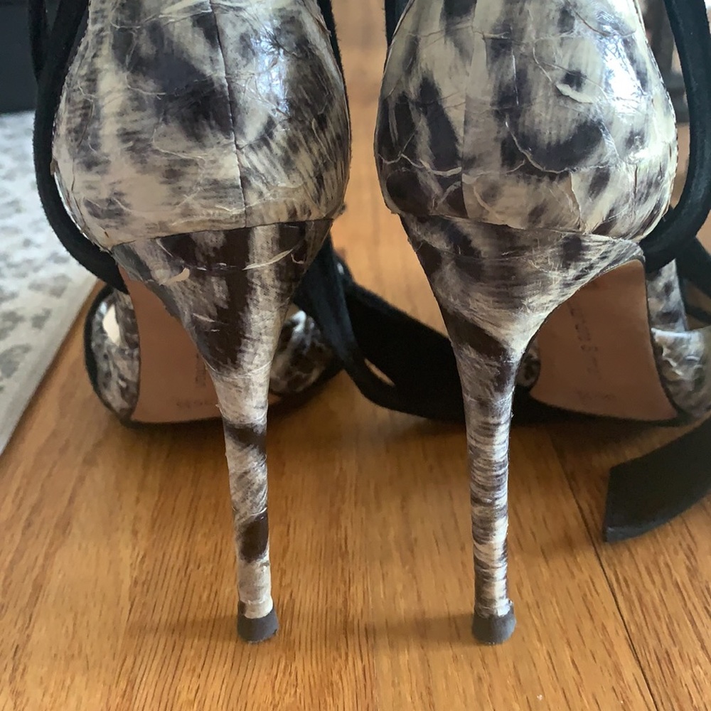 Leopard print python heels - Picture 5 of 6